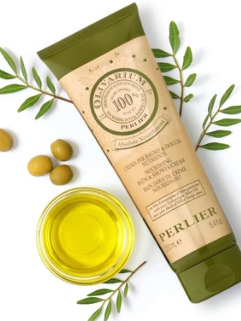 Perlier Olive & Honey Bath & Shower Cream new & sealed